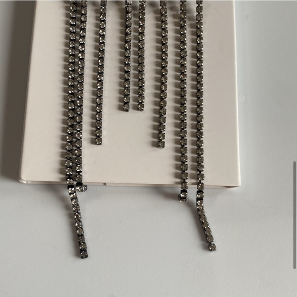 NWT Zara Jewel Strand Earrings - Picture 6 of 9